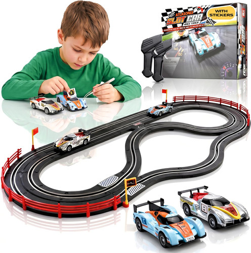 Slot car race - car,